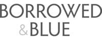 Borrowed & Blue logo in gray text.